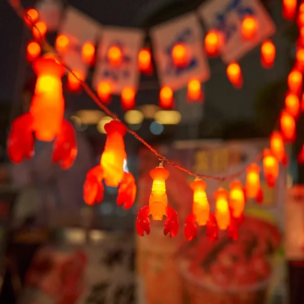 Wine Bottle String Lights Oktoberfest Battery Operated 1.5M10LED/3M20LED/6M60LED/10M80LED Summer Party Decoration Crayfish Beer Bottle Lighting Strings Party Ornaments