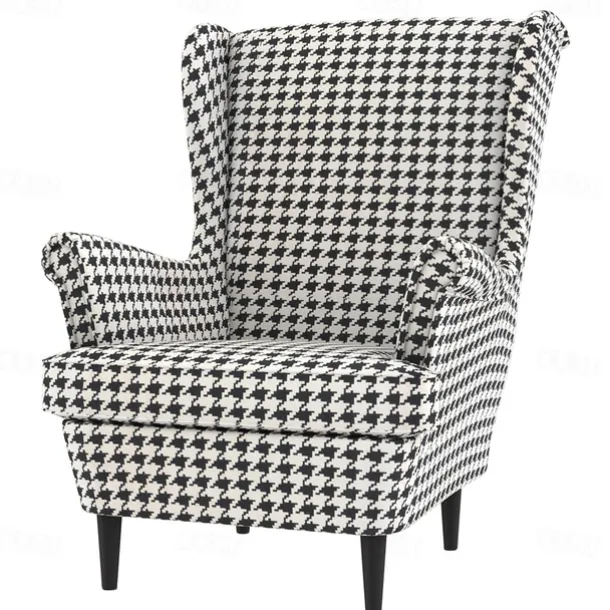 Wingback Chair Cover 100% Cotton with Armrest Cover Floral Quilted Slipcovers Single Seat STANDcover LITB PRIME cover