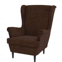 Wingback Chair Cover Armchair Cover Single Seat Solid Color Quilted Polyester Slipcovers STANDcover LITB PRIME cover