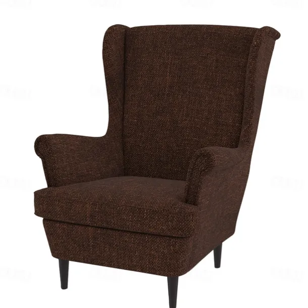 Wingback Chair Cover Armchair Cover Single Seat Solid Color Quilted Polyester Slipcovers STANDcover LITB PRIME cover