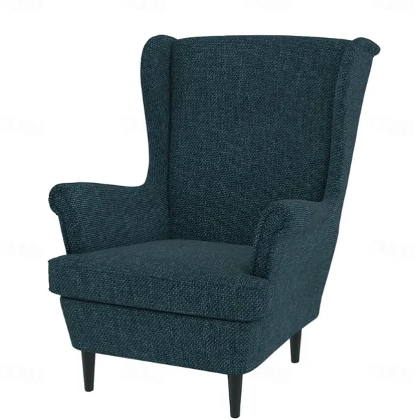 Wingback Chair Cover Armchair Cover Single Seat Solid Color Quilted Polyester Slipcovers STANDcover LITB PRIME cover