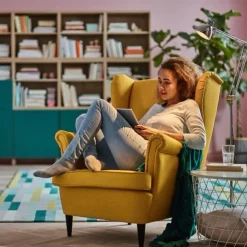 Wingback Chair Cover Armchair Cover Single Seat Solid Color Quilted Polyester Slipcovers STANDcover LITB PRIME cover