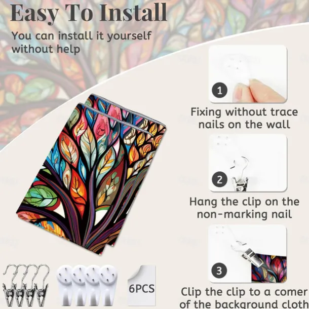 Winter Snow Window Hanging Tapestry Wall Art Large Tapestry Mural Decor Photograph Backdrop Blanket Curtain Home Bedroom Living Room Decoration