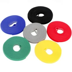 Wire Organizer Reusable Wire Adhesive Loop Hook Nylon Strap Organizer Self Adhesive Clip Holder Power Cable Ties