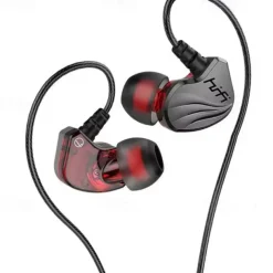 Wired Earphones with Mic 3.5mm in Ear Headphones Noise Isolation Waterproof Cordless Stereo Earbuds Rich Bass with 1.2 Meters Cord Volume Control for Phone Laptop PC Tablet MP3 Player