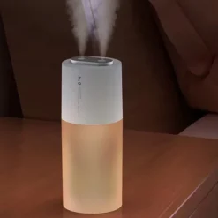 Wireless Air Humidifier Aroma Diffuser USB Rechargeable Double Nozzle Essential Oil Diffuser Mist Maker Humidifier