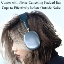 Wireless Bluetooth Headphones with Noise Reduction, Stereo Sound Earphones for Gaming, Phones, or PC