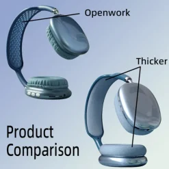 Wireless Bluetooth Headphones with Noise Reduction, Stereo Sound Earphones for Gaming, Phones, or PC