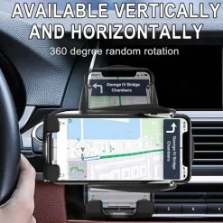 Wireless Car Charger Phone Mount Car Wireless Charger Phone Holder Infrared Induction 10W Qi Fast Charge Compatible For All