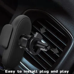 Wireless Car Charger Phone Mount Car Wireless Charger Phone Holder Infrared Induction 10W Qi Fast Charge Compatible For All