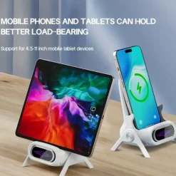 Wireless Charger 15 W for Cell Phone Wireless Charging Bracket Portable Wireless Charging Stand for IOS & Android
