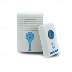Wireless Doorbell 1 Button 1 Receiver Remote Control Home Security Door Bell