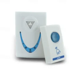 Wireless Doorbell 1 Button 1 Receiver Remote Control Home Security Door Bell