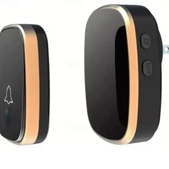 Wireless doorbell loud enough at 1000 feet with 4 levels of volume and silent mode doorbell LED blinking