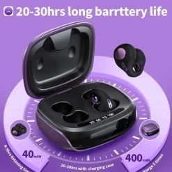 Wireless Ear Clip Bone Conduction Headphones Headset Clip On Open Ear Earbuds Bone Conduction Earbuds Head Set Workout Cycling Running Work Headphones Bone Conducting Induction Earphones