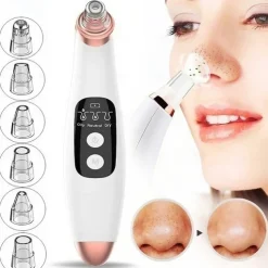 Wireless Electric Blackhead Remover Pore Vacuum Acne Pimple Removal Tool Acne Needle Set