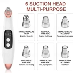 Wireless Electric Blackhead Remover Pore Vacuum Acne Pimple Removal Tool Acne Needle Set