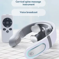 Wireless Electronic Neck Massager 4D Shiatsu Cervical Massager Stiff Neck Massage Health Care Therapy Pulse Pain Relief