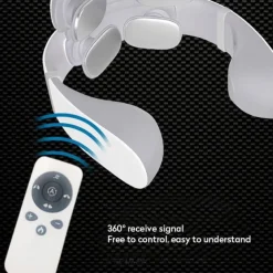Wireless Electronic Neck Massager 4D Shiatsu Cervical Massager Stiff Neck Massage Health Care Therapy Pulse Pain Relief