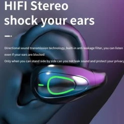 Wireless Headset with Bluetooth 5.3 with Mic Separate In-Ear Sport Waterproof TWS Hands-Free