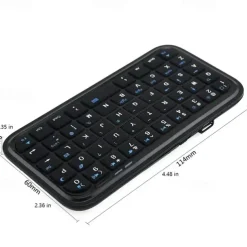 Wireless Keyboard Mini Quiet Keyboard Rechargeable Lithium Battery BT Keyboard For Tablet Phone