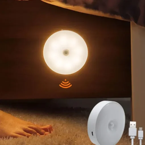 Wireless Motion Sensing Wall Light Charging Night Light Night Automatic Sensing Light Kitchen Bedroom Decorative Light