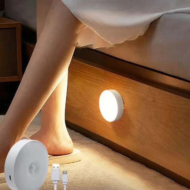 Wireless Motion Sensing Wall Light Charging Night Light Night Automatic Sensing Light Kitchen Bedroom Decorative Light