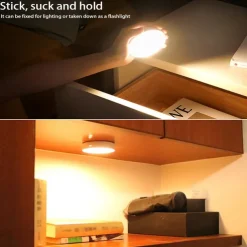 Wireless Motion Sensing Wall Light Charging Night Light Night Automatic Sensing Light Kitchen Bedroom Decorative Light