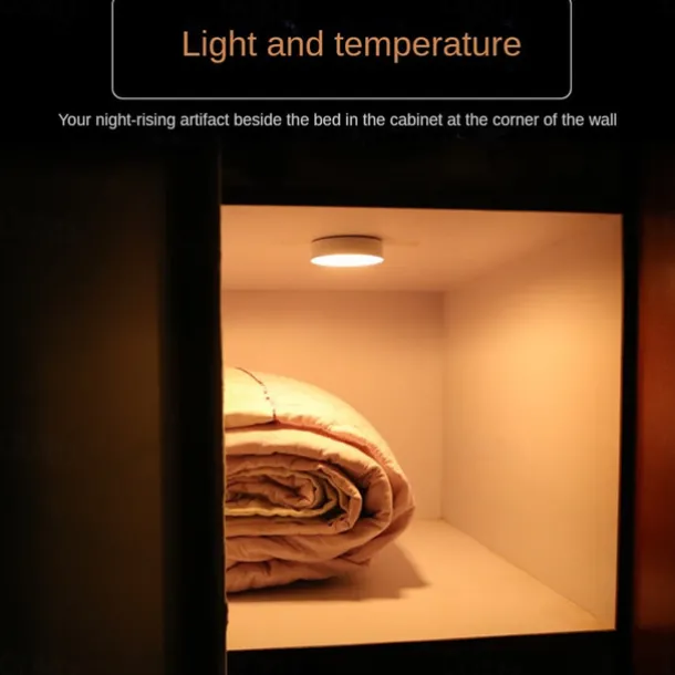 Wireless Motion Sensing Wall Light Charging Night Light Night Automatic Sensing Light Kitchen Bedroom Decorative Light