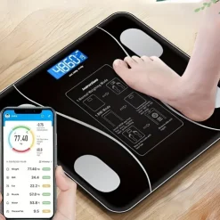 Wireless Smart Body Fat Scale Accurately Measure Weight Body Fat Health Metrics at Home