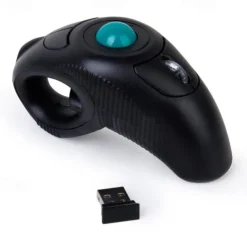 Wireless Trackball Mouse Optical Pointer Handheld Air Laser Mouse Trackball Left Hand Right Hand Mouse for PC Laptop
