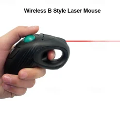 Wireless Trackball Mouse Optical Pointer Handheld Air Laser Mouse Trackball Left Hand Right Hand Mouse for PC Laptop