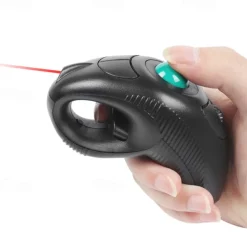 Wireless Trackball Mouse Optical Pointer Handheld Air Laser Mouse Trackball Left Hand Right Hand Mouse for PC Laptop