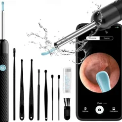 Wireless Visual Silicone Ear Spoon Endoscope Earpick HD Camera Ear Wax Remover Luminous Otoscope Ear Cleaning Tool