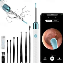 Wireless Visual Silicone Ear Spoon Endoscope Earpick HD Camera Ear Wax Remover Luminous Otoscope Ear Cleaning Tool