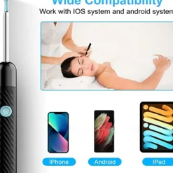 Wireless Visual Silicone Ear Spoon Endoscope Earpick HD Camera Ear Wax Remover Luminous Otoscope Ear Cleaning Tool