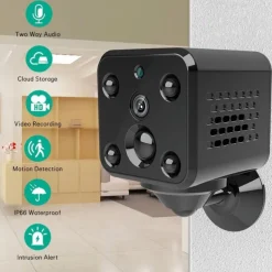 Wireless Wifi Camera Mini Surveillance Full HD 1080P IP Security Baby Monitor Night Vision Outdoor Smart Home Camera Recorder PIR Motion Detection