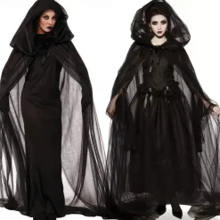 Witch Devil Ghost Bride Halloween Cosplay Costume Party Costume Masquerade Walpurgis Night Outfits Cosplay Adults' Women's Masquerade Mardi Gras Performance Party Halloween Easy Halloween Costumes