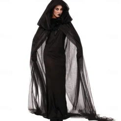 Witch Devil Ghost Bride Halloween Cosplay Costume Party Costume Masquerade Walpurgis Night Outfits Cosplay Adults' Women's Masquerade Mardi Gras Performance Party Halloween Easy Halloween Costumes