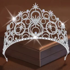 Witch Fairy Crown Tiara Hair Accessories Carnival Costume Movie TV Theme Costumes Movie Cosplay for Women's Adults' Halloween Carnival Mardi Gras Performance Party Stage