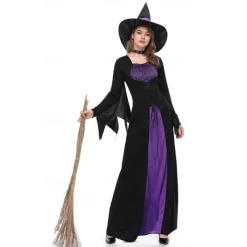 Witch Halloween Cosplay Costume Party Costume Masquerade Walpurgis Night Outfits Adults' Women's Masquerade Mardi Gras Performance Party Halloween Easy Halloween Costumes Dress Up