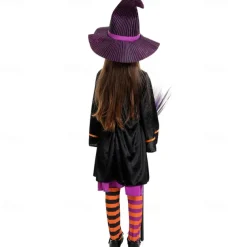 Witch Halloween Cosplay Costume Masquerade Walpurgis Night Kid's Girls' Carnival Masquerade Party / Evening Easy Halloween Costumes Dress Up