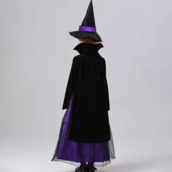 Witch Halloween Dress Cosplay Costume Walpurgis Night Cosplay Kid's Girls' Halloween Carnival Masquerade Party / Evening Easy Halloween Costumes Dress Up