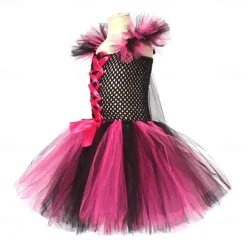 Witch Halloween Dress Cosplay Costume Tutu Walpurgis Night Cosplay Kid's Girls' Carnival Masquerade Mardi Gras Performance Party Halloween Easy Halloween Costumes Dress Up