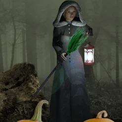 Witch Halloween Props Teen Adults' Women's Girls' Halloween Halloween Easy Carnival Costume for Walpurgis Night