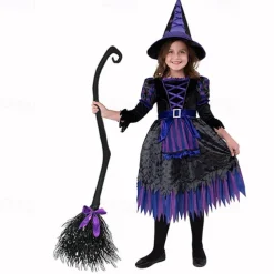 Witch Hat Halloween Props Teen Adults' Women's Girls' Halloween Halloween Mardi Gras Easy Carnival Costume for Walpurgis Night