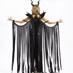 Witch Maleficent Halloween Dress Walpurgis Night Punk & Gothic Sexy Costume Adults' Women's Carnival Party Casual Easy Halloween Costumes Dress Up