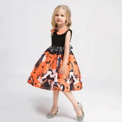 Witch Pumpkin Halloween Dress Costume Walpurgis Night Dress Up Kid's Women's Carnival Party / Evening Easy Halloween Costumes Dress Up