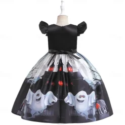 Witch Pumpkin Halloween Dress Costume Walpurgis Night Dress Up Kid's Women's Carnival Party / Evening Easy Halloween Costumes Dress Up