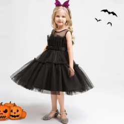 Witch Pumpkin Halloween Dress Costume Walpurgis Night Dress Up Kid's Women's Carnival Party / Evening Easy Halloween Costumes Dress Up